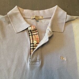 Burberry nova check sun bleached casual day off polo✨